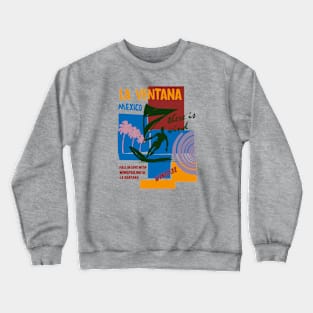 Wingfoil In La Ventana, Mexico. Crewneck Sweatshirt